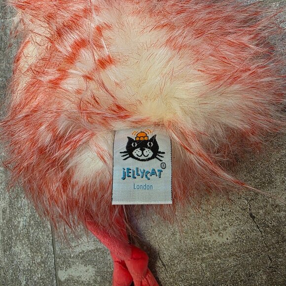 Jellycat London FLORA FLAMINGO Plush with Tag Pink Bird Stuffed Animal 21” Long - Picture 4 of 8